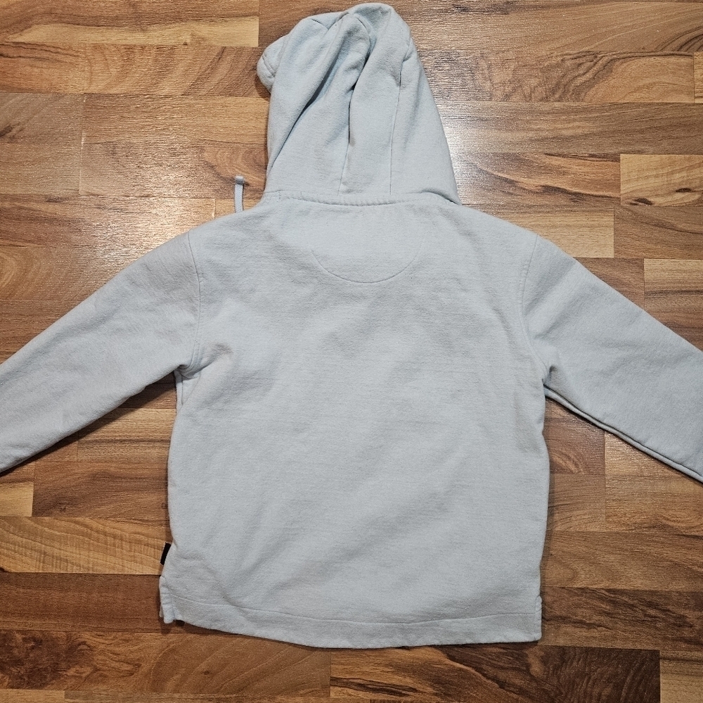 Patagonia Uprisal Hoody Small Gray Recycled Cotton Blend Fair Trade Logo - Picture 7 of 7